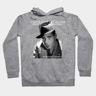 I should never had switched from scotch to martinis - Humphrey Bogart Hoodie